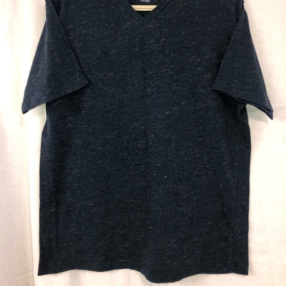 Rustic Blue size large v neck short sleeve tee shirt - Picture 7 of 7